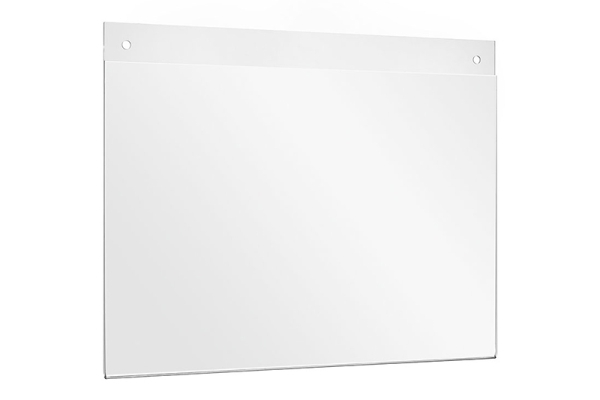 wandkaarthouder a5 liggend met gaatjes