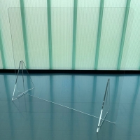 Preventiescherm 100x64cm Liggend